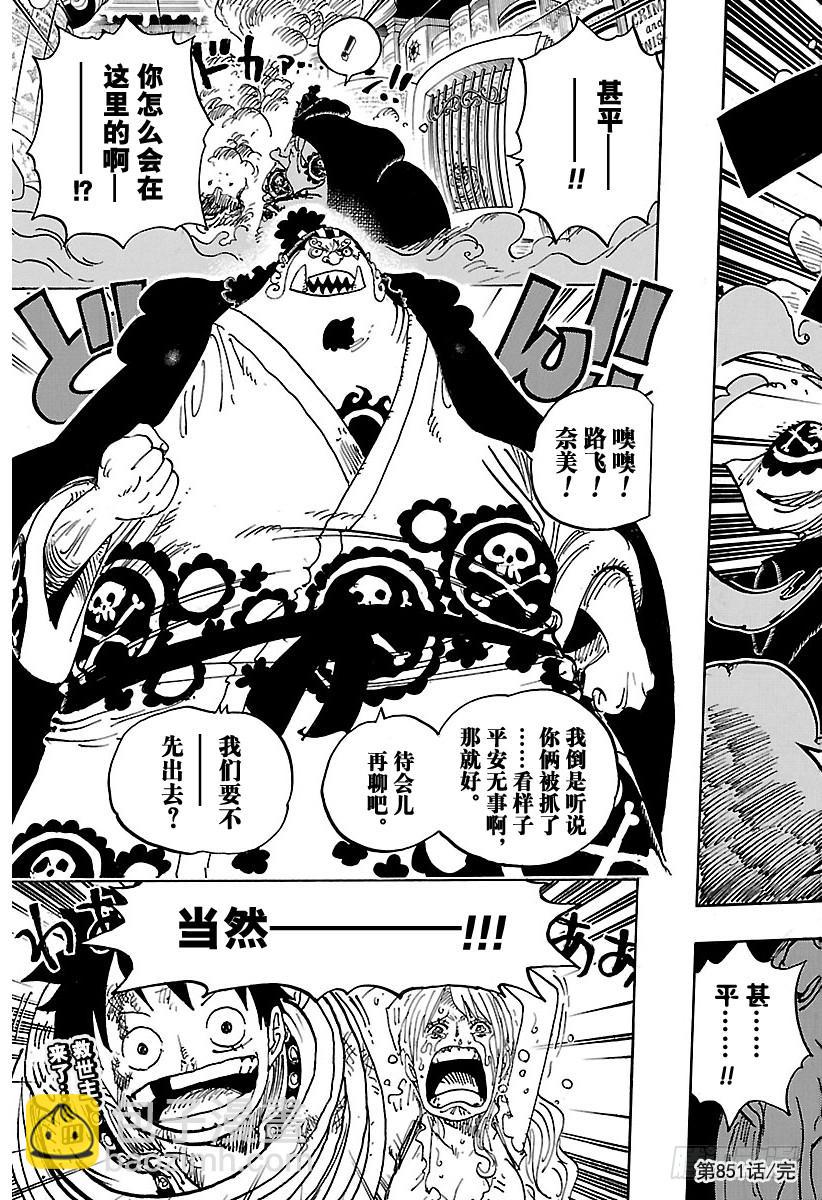 🍹航海王 第851话 烟头 第18页