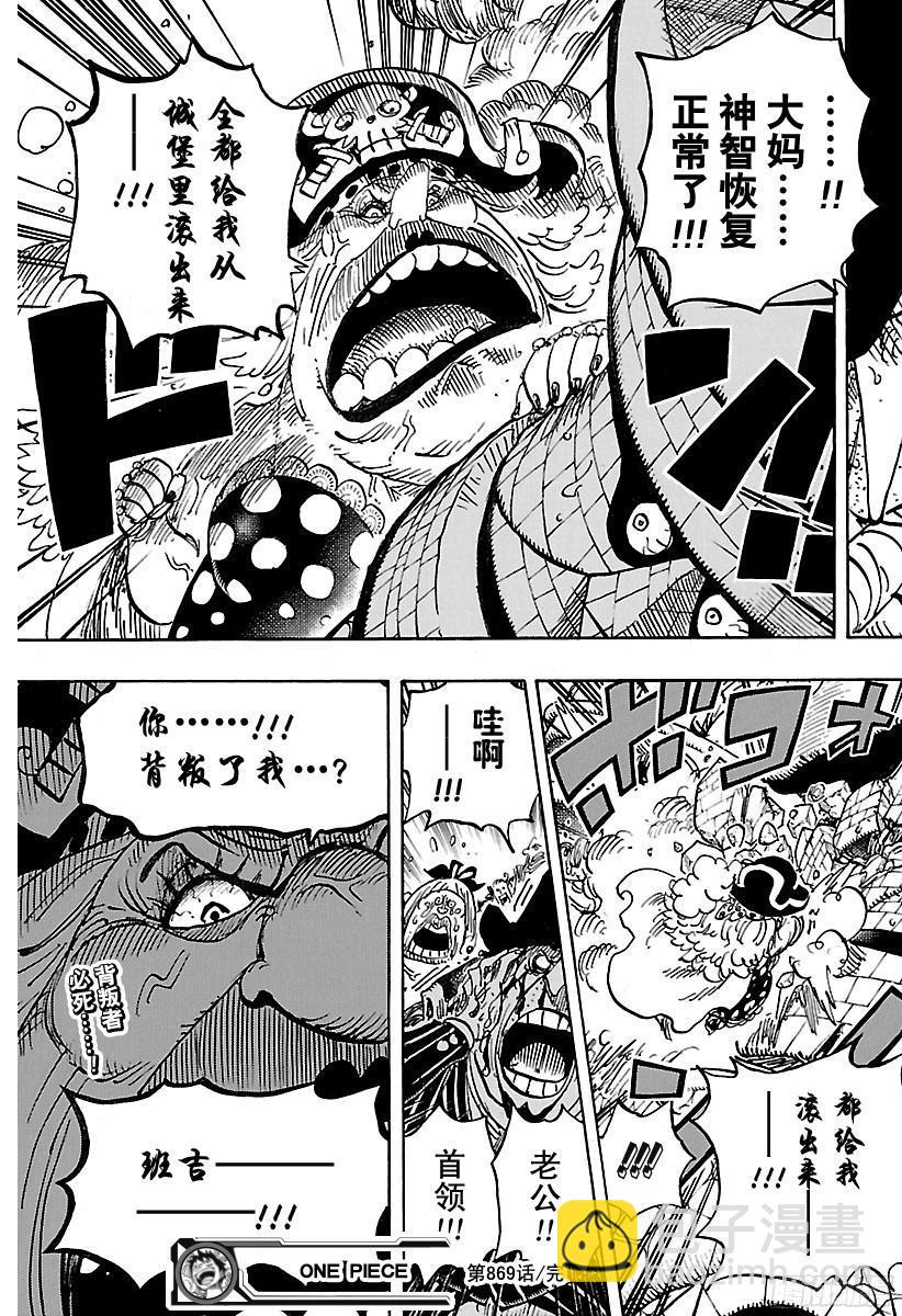 🍹航海王 第869话 围城 第19页