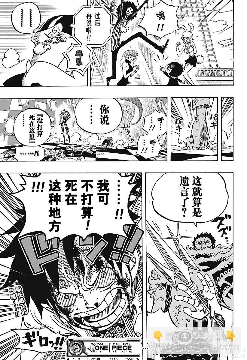 🍹航海王 第881话 海浪房间 第17页