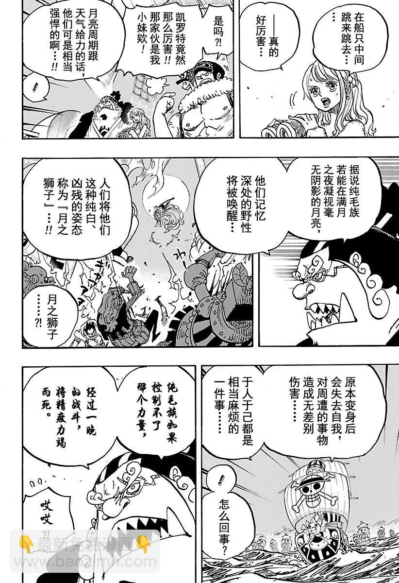 🍹航海王 第889话 未知的妈妈 第4页