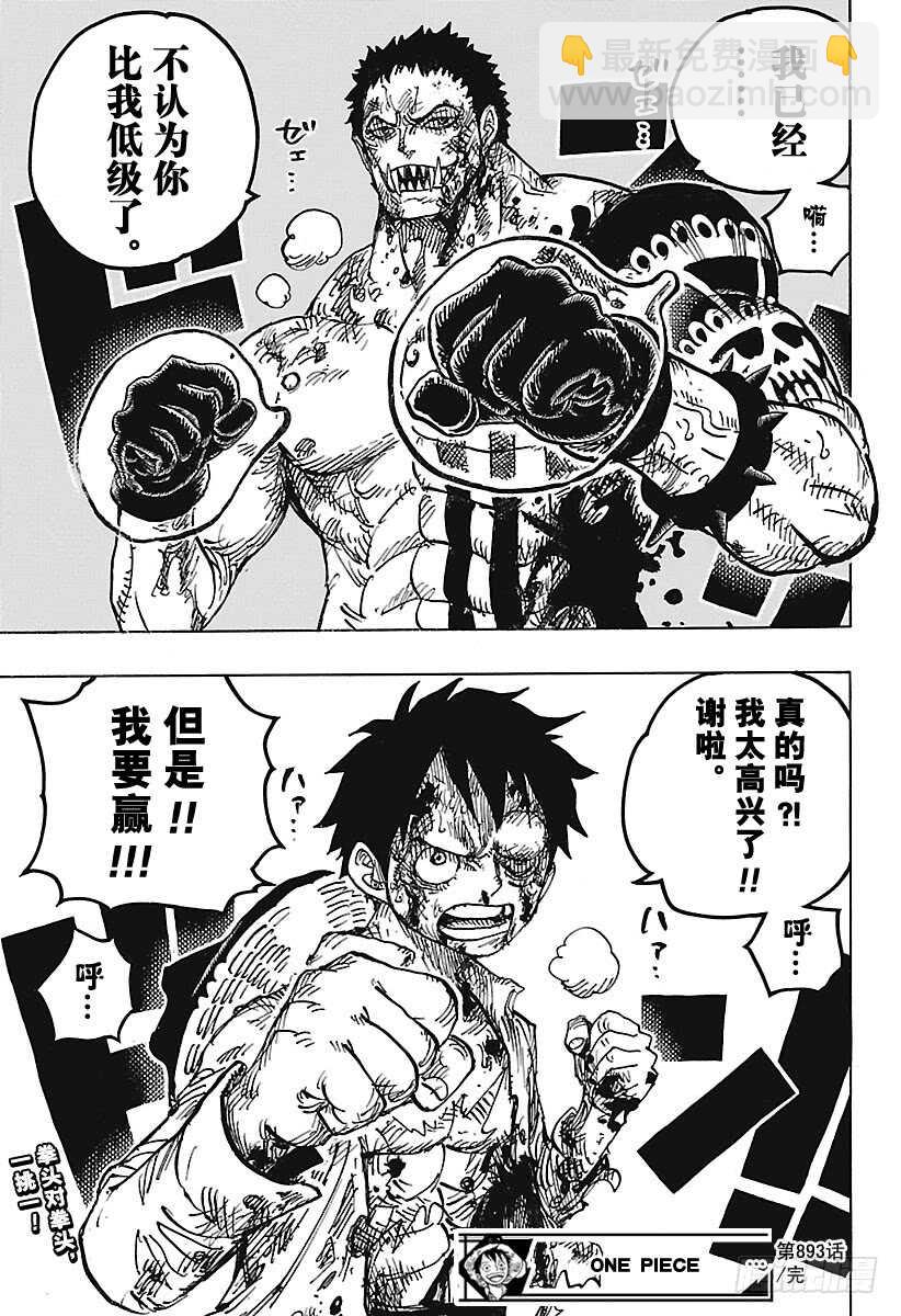 🍹航海王 第893话  C家第36女弗朗 第17页
