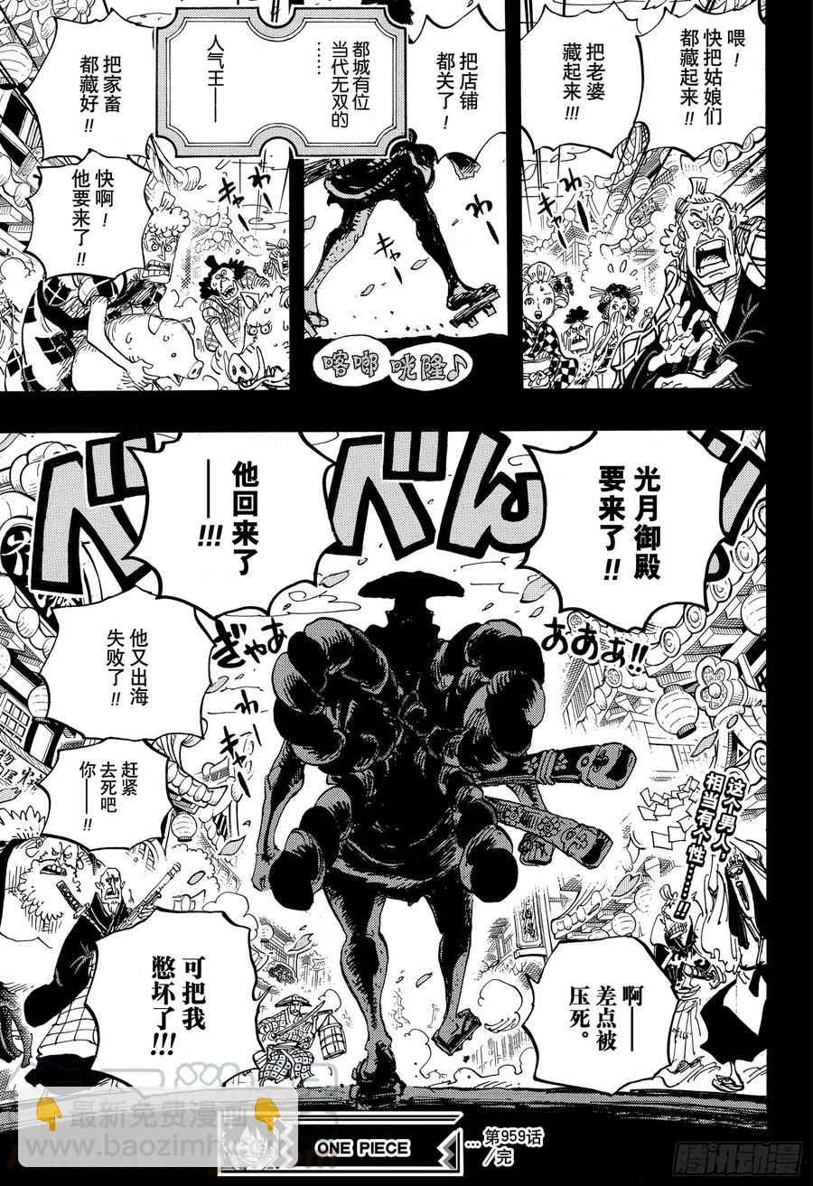 🍹航海王 第959话 武士 第17页