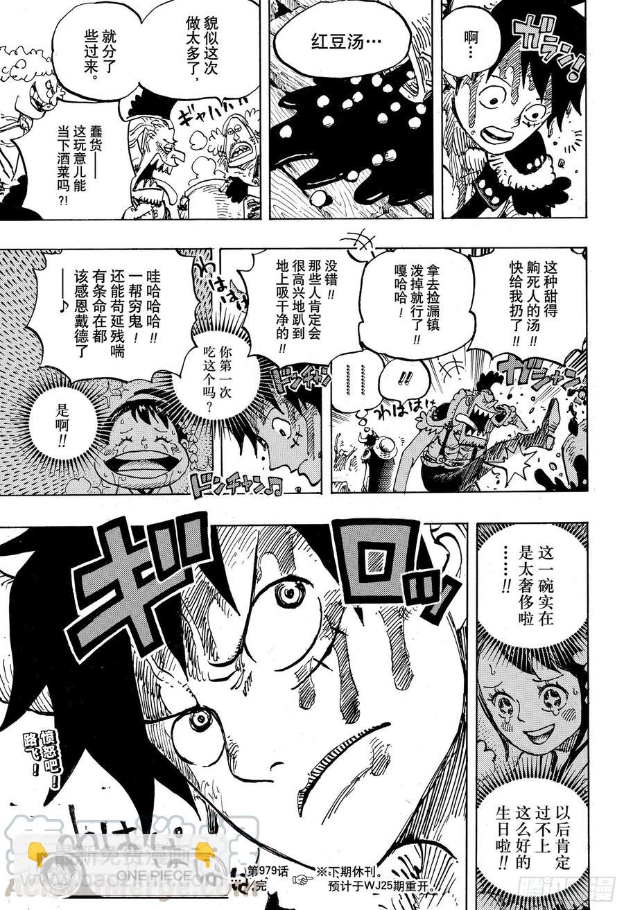 🍹航海王 第979话 家庭问题 第17页