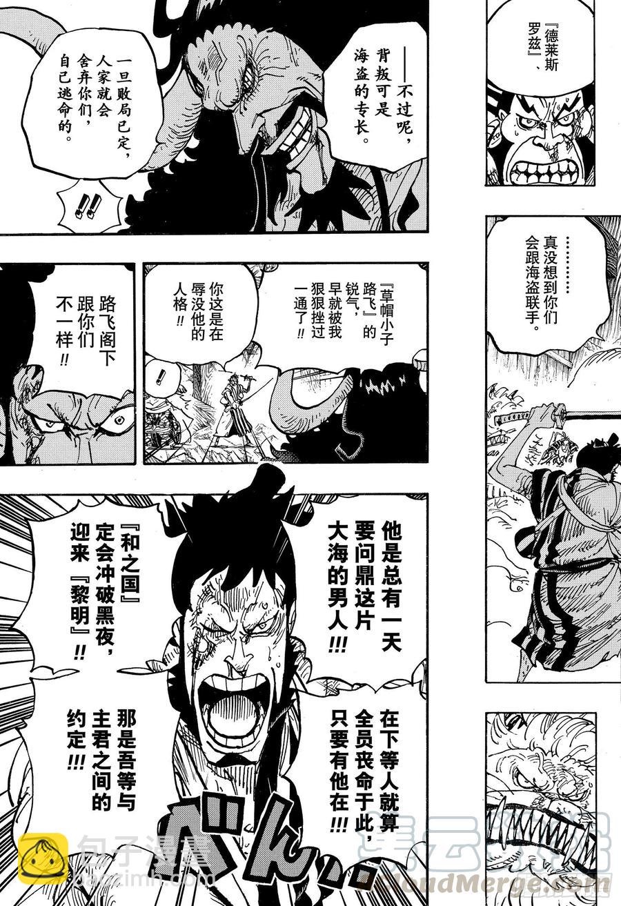 🍹航海王 第987话 忠臣锦 第13页