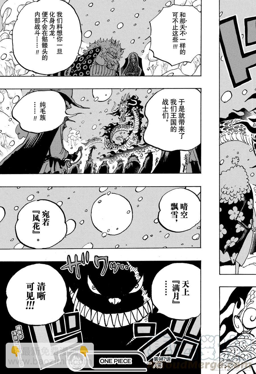 🍹航海王 第987话 忠臣锦 第19页