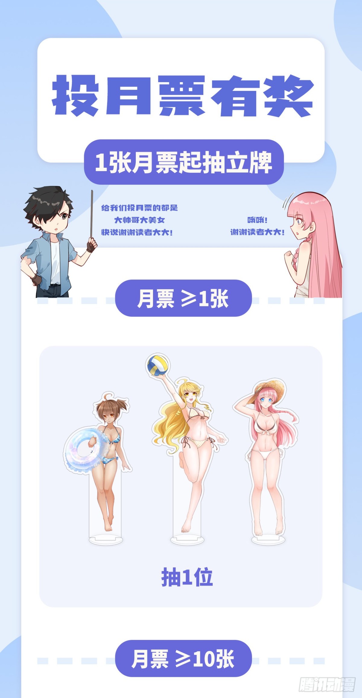 1张月票起抽周边好礼~-第193话