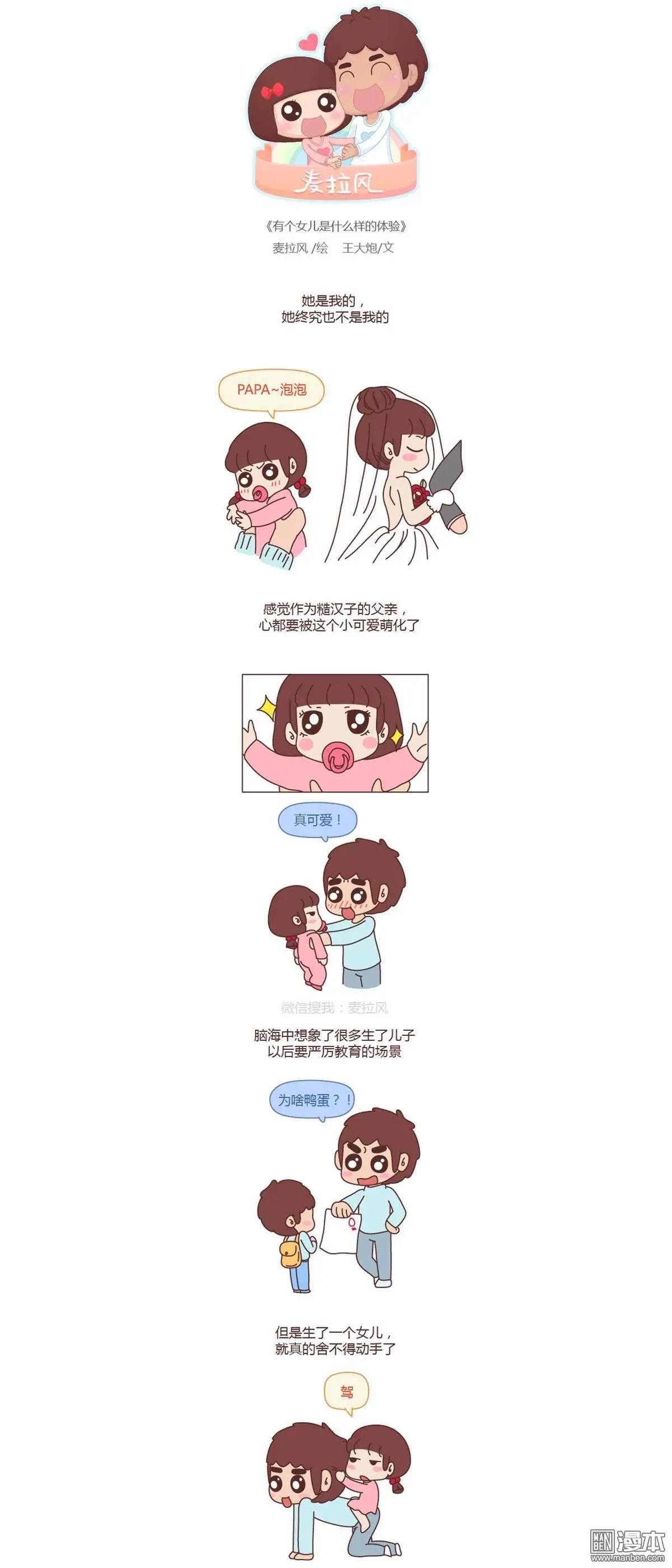 🍹婚后80 第155回 有个女儿什么体验 第1页