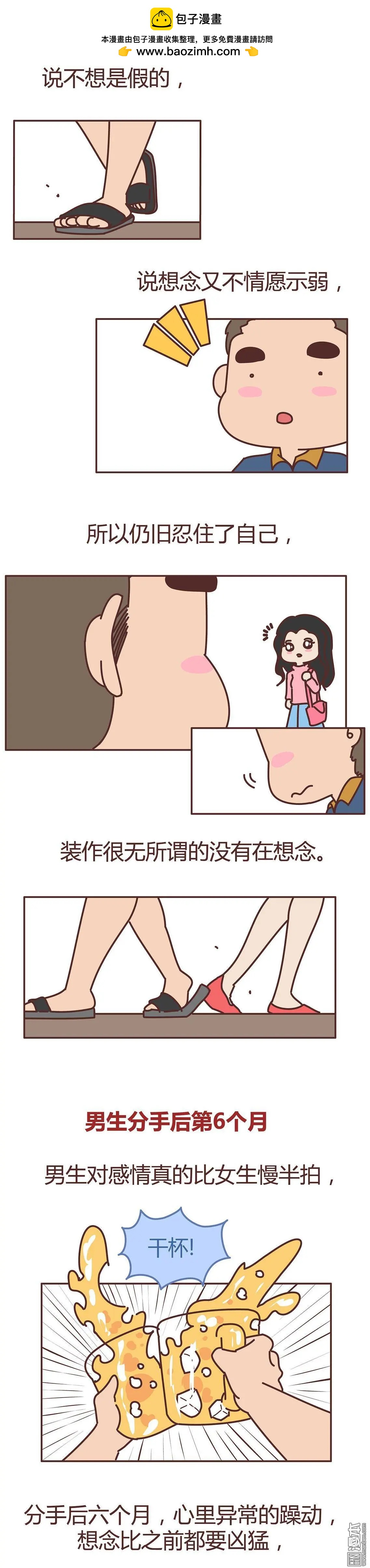 🍹婚后80 第286回 男生分手后一个月到一年的变化 第5页