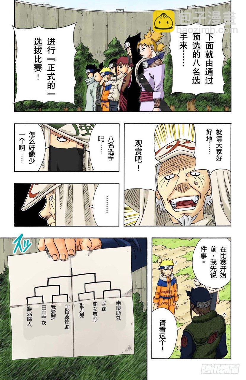 🍹火影忍者（全彩版） 第99话 正式比赛开始…… 第7页
