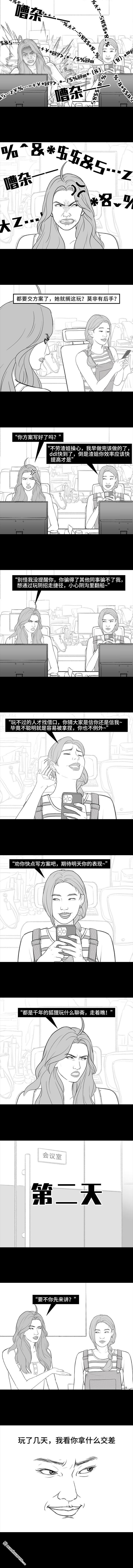 🍹鬍渣少女 第212回 我被绿茶同事当枪使 第4页