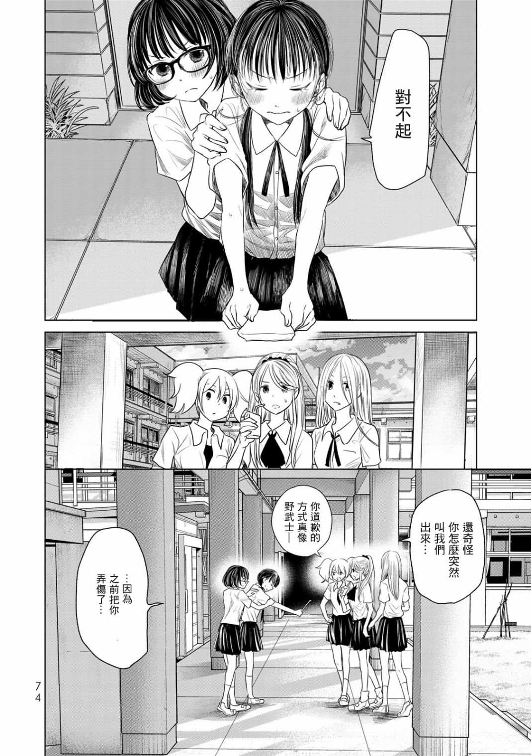 🍴交换漫画日记 第4话 女高中生 第2页