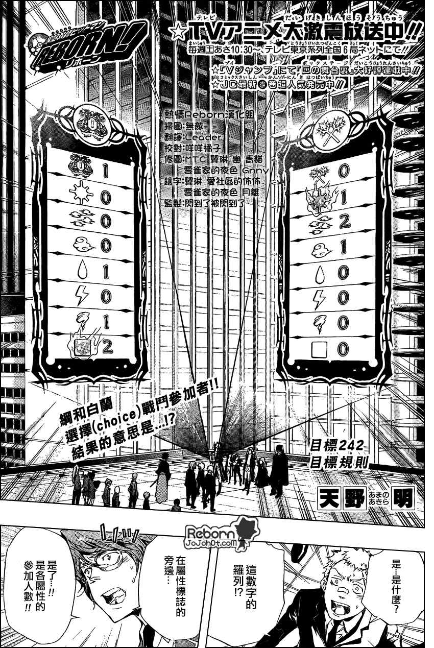 🍴家庭教师 第242话 第1页