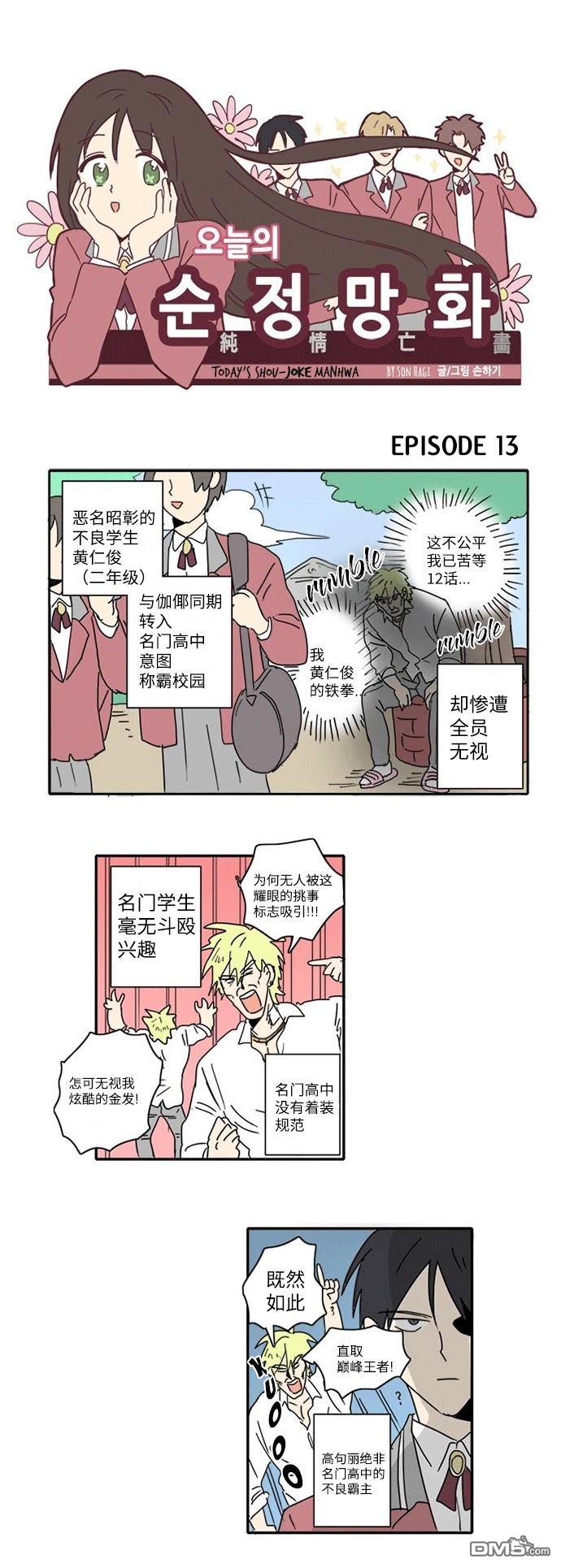 🍴今日的首部搞笑漫畫 第13话 第1页
