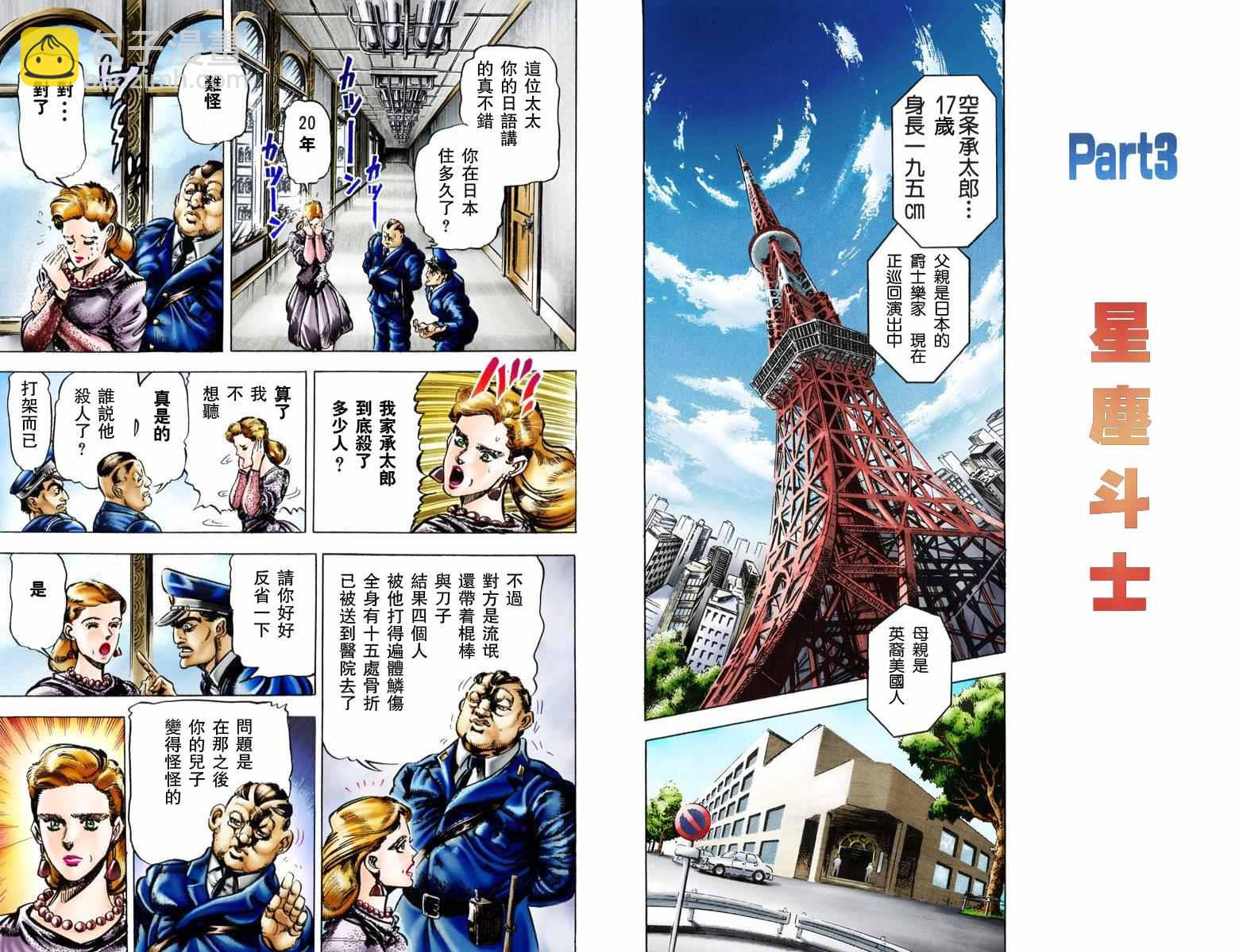 🍴JoJo奇妙冒险 第3部01卷全彩 第4页