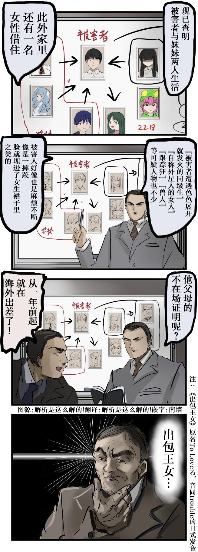 🍕カコミスル老师四格合集 刑警的直觉 第1页