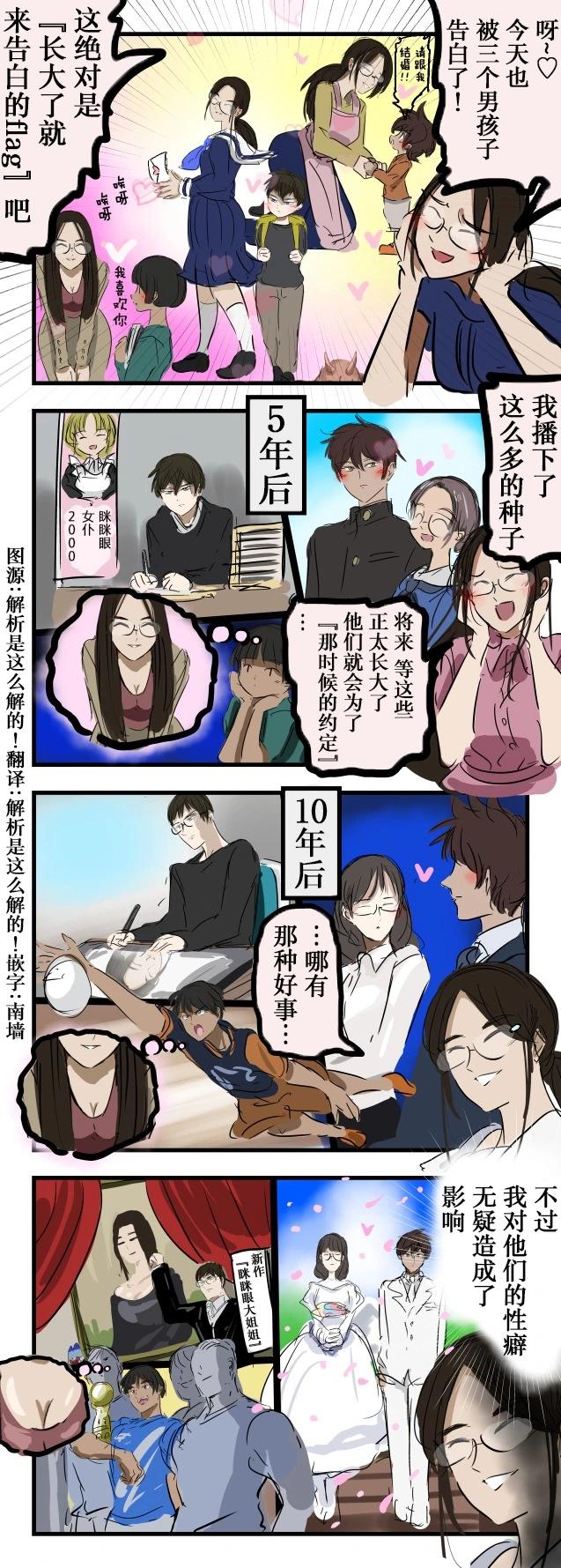 🍕カコミスル老师四格合集 造成影响的大姐姐 第1页
