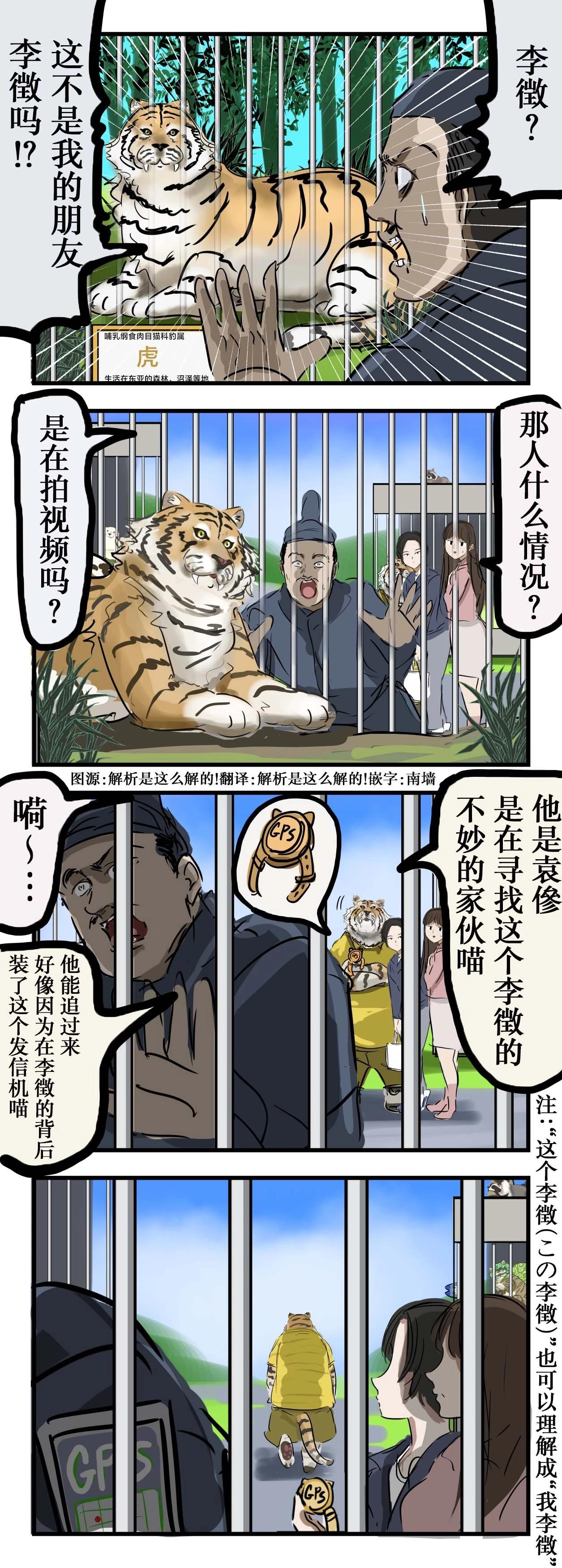 🍕カコミスル老师四格合集 老虎错了 第1页