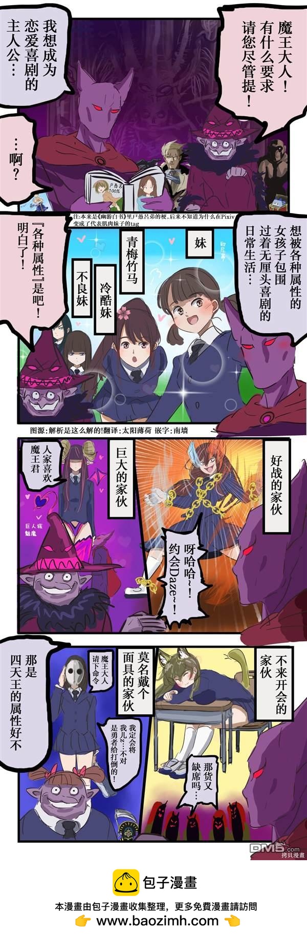 🍕カコミスル老师四格合集 各种各样类型的女主角 第1页