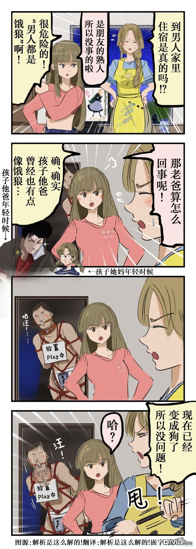 🍕カコミスル老师四格合集 狼的家畜化 第1页