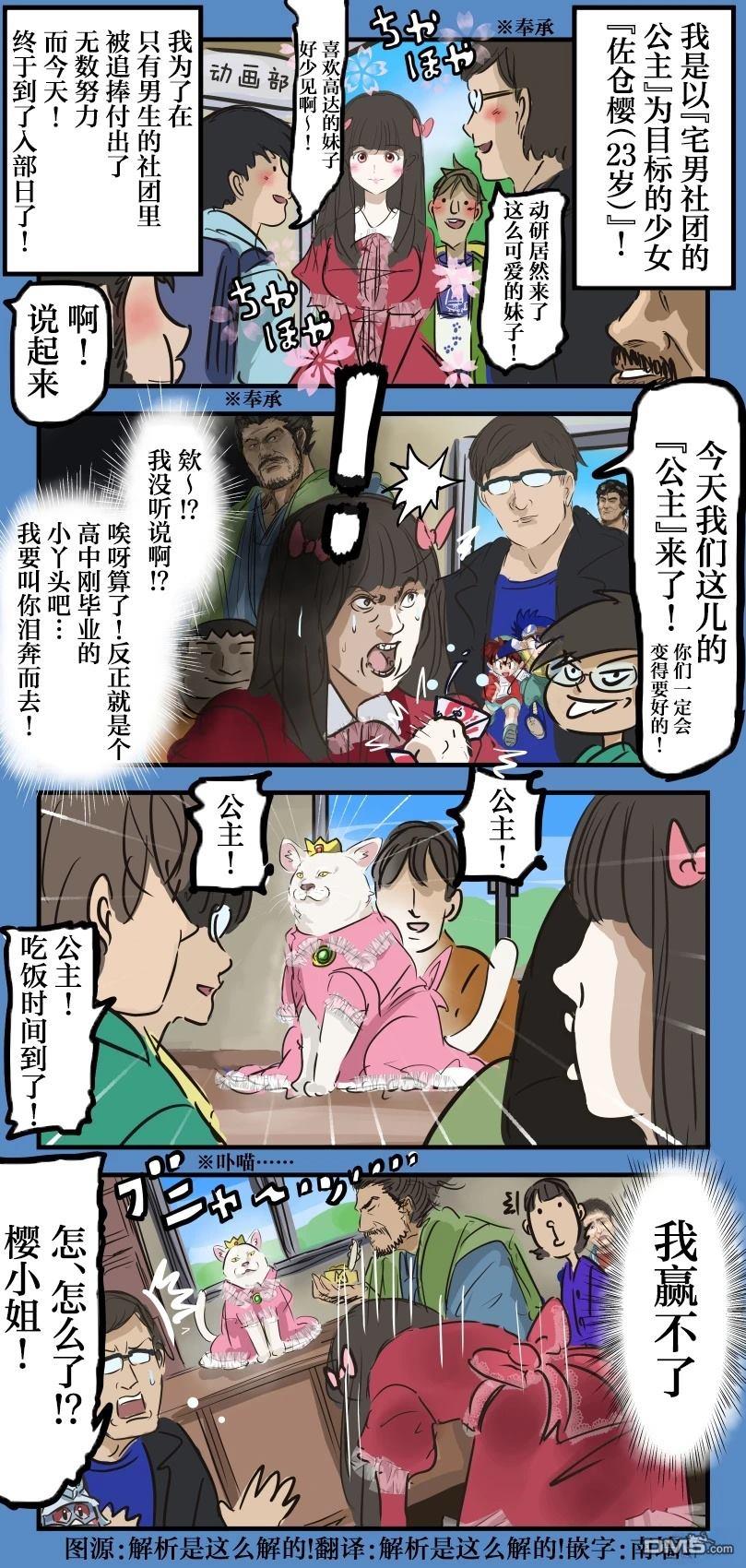 🍕カコミスル老师四格合集 猫社团的公主 第1页