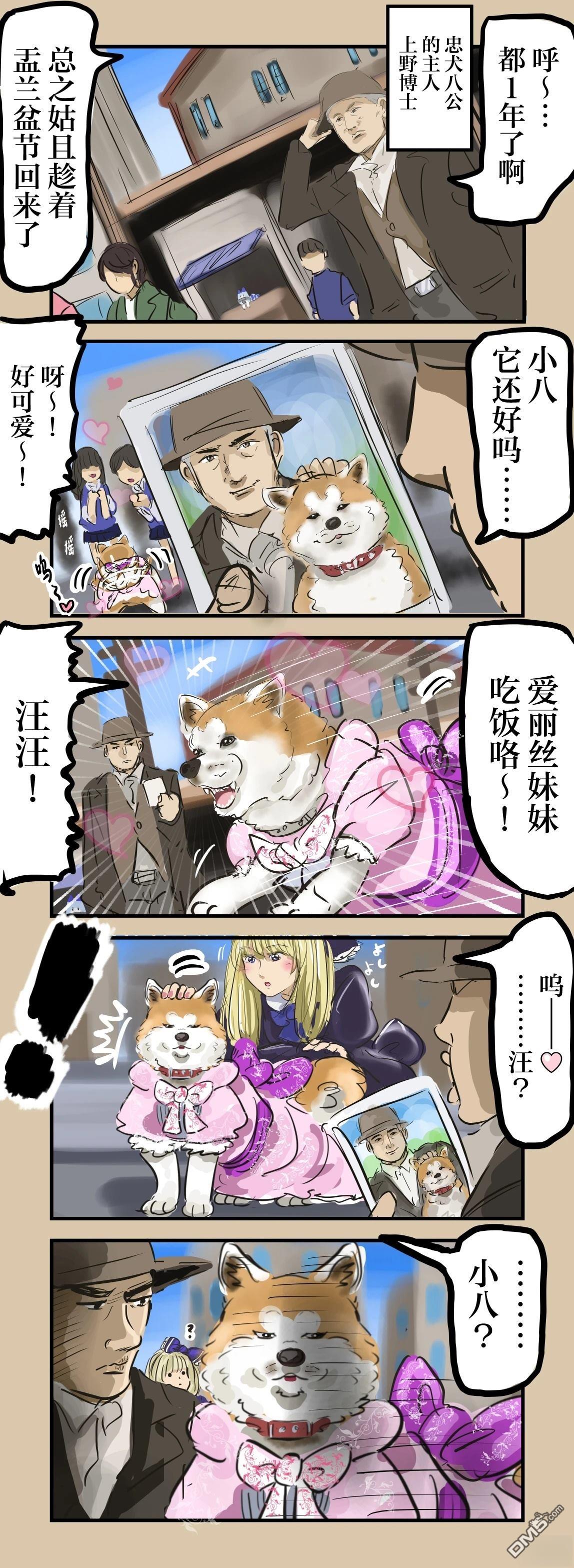 🍕カコミスル老师四格合集 忠犬八公 第1页