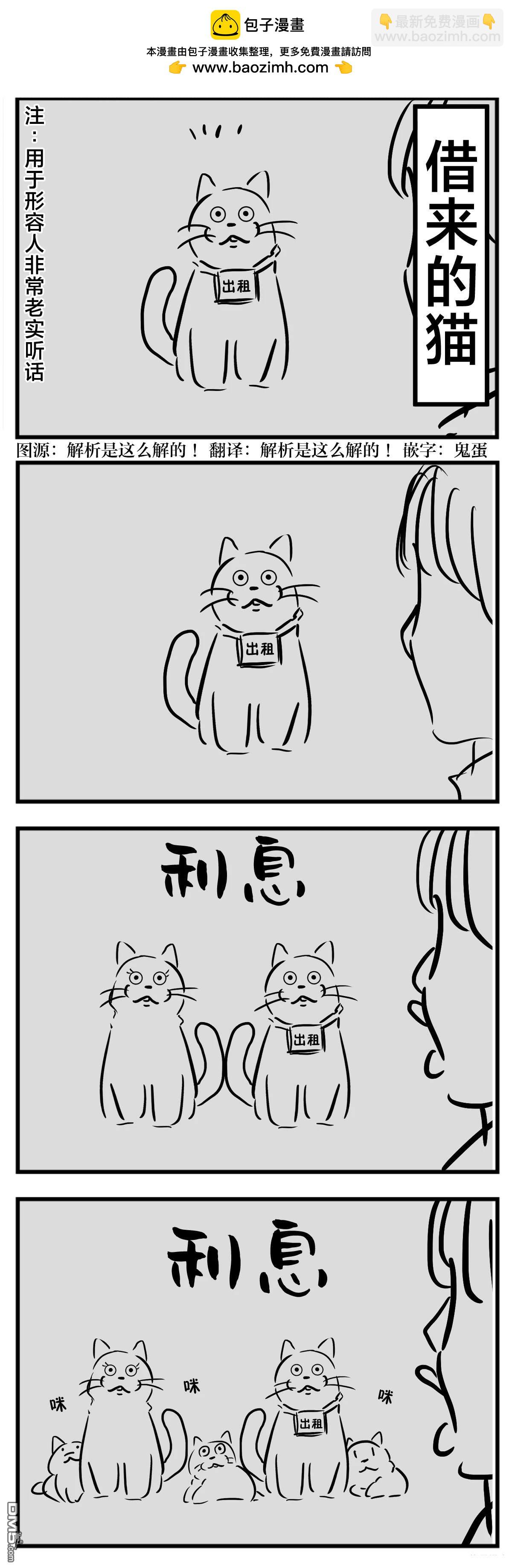 🍕カコミスル老师四格合集 猫谚语四格集 第2页