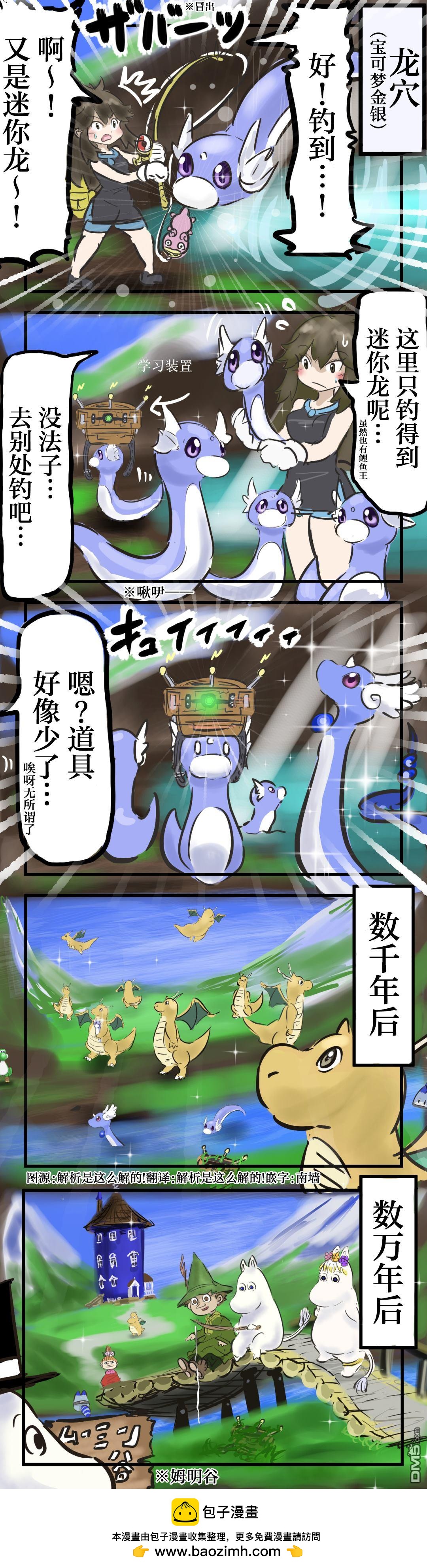 🍕カコミスル老师四格合集 姆明谷诞生秘话 第1页