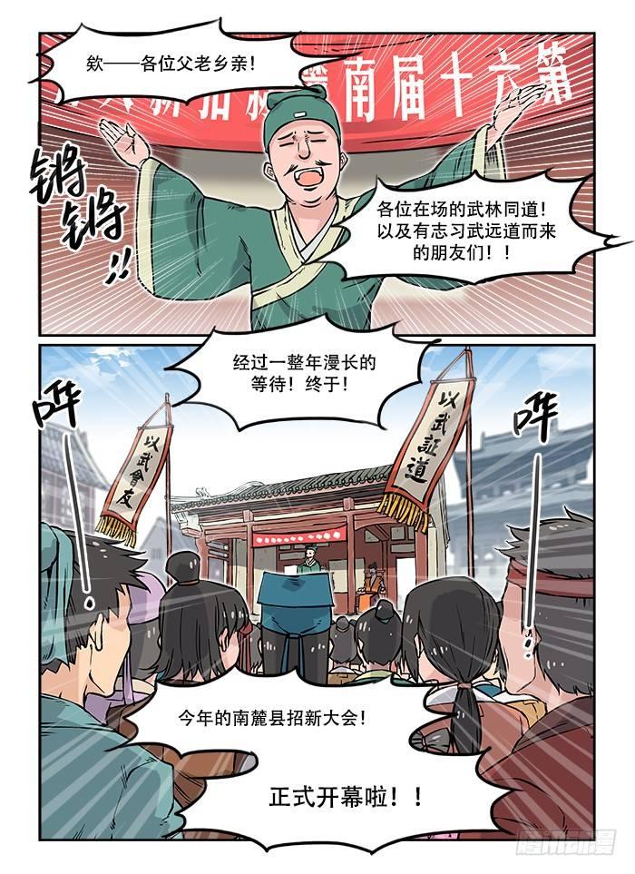 🍕快意十三刀 第十回 大会开幕 第1页