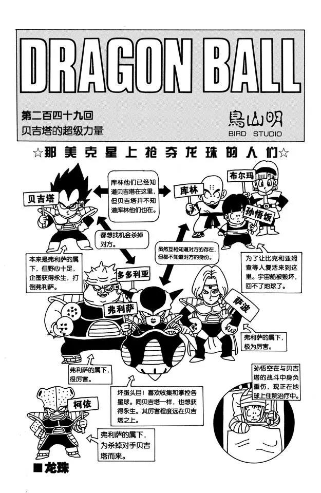 🍔龙珠 第249话 贝吉塔的超级力量 第1页