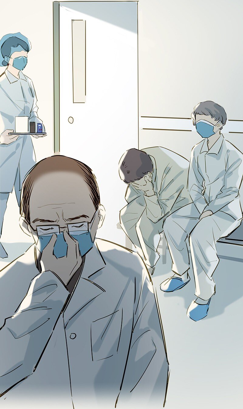 🍟漫画战“疫” 01 与时间赛跑的“病人”医生 第20页