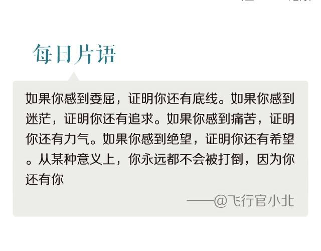 🍟每日片语 你永远不会被打倒啊 第2页