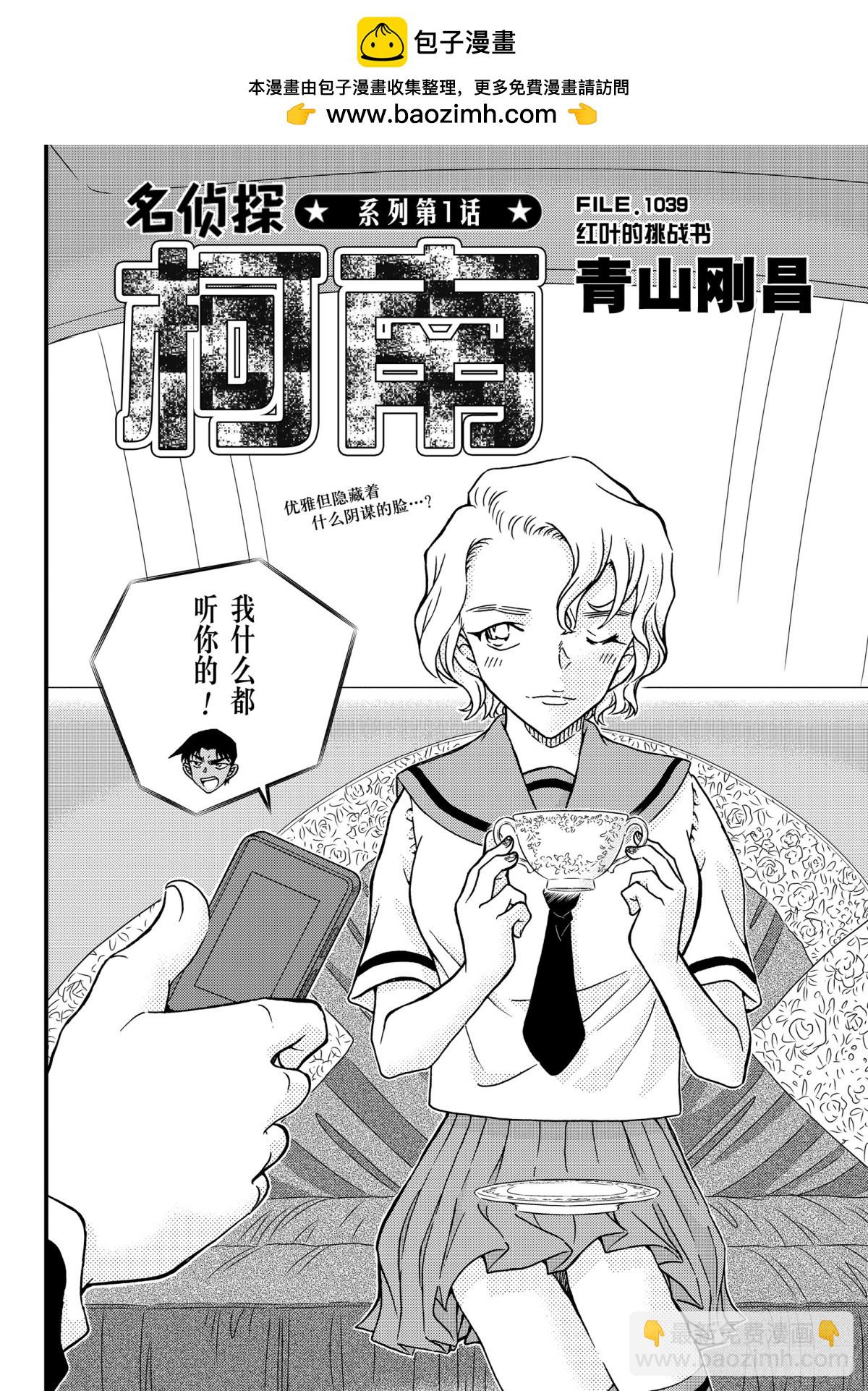 🍟名侦探柯南 FILE.1039 红叶的挑战书 第2页