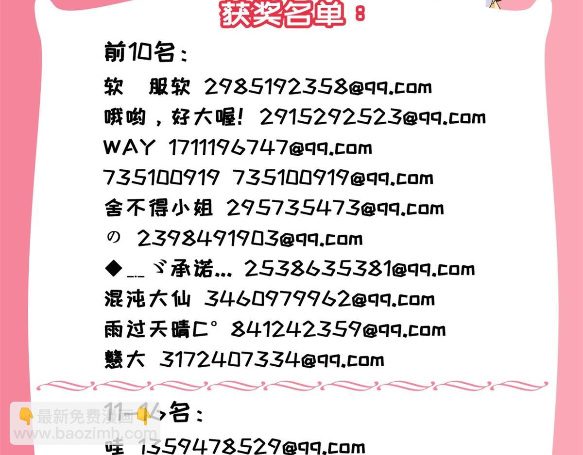 🍟末世为王 获奖名单（第二波） 第2页