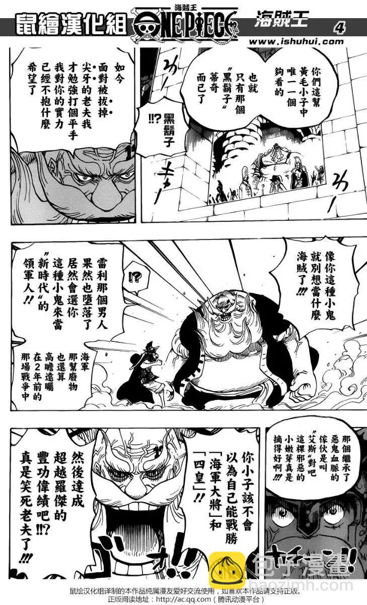 🍖ONE PIECE航海王 第719回 青椒开门 第4页