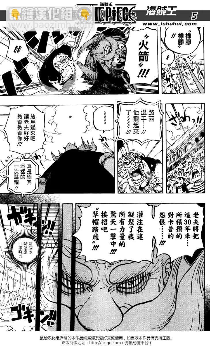 🍖ONE PIECE航海王 第719回 青椒开门 第5页