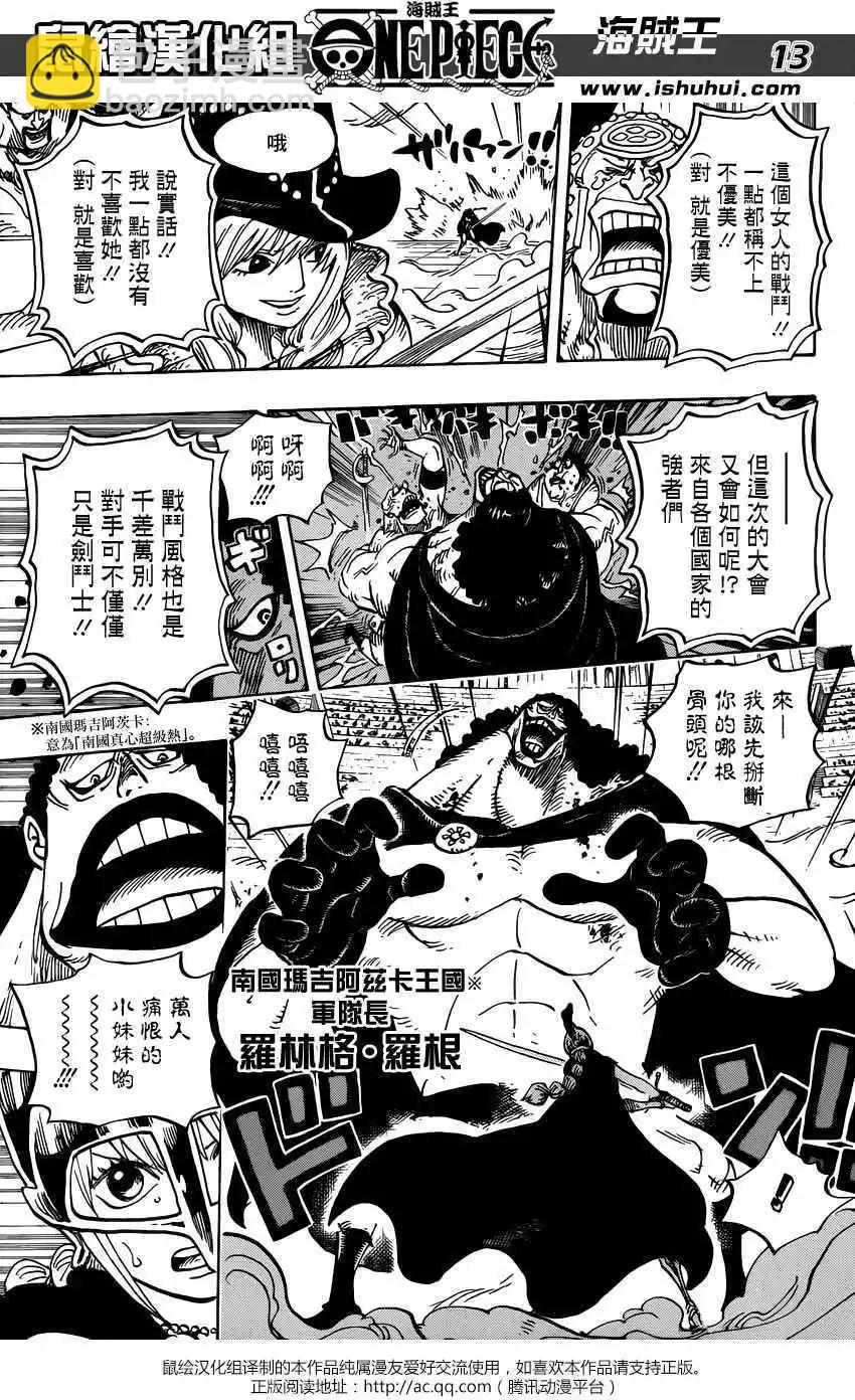 🍖ONE PIECE航海王 第725回 不败之女 第12页