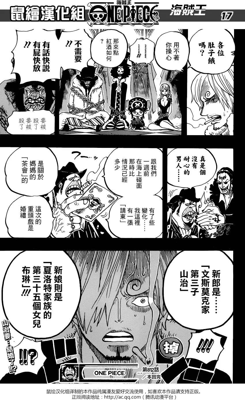 🍖ONE PIECE航海王 第812回 卡彭•〝匪幫〞貝吉 第17页