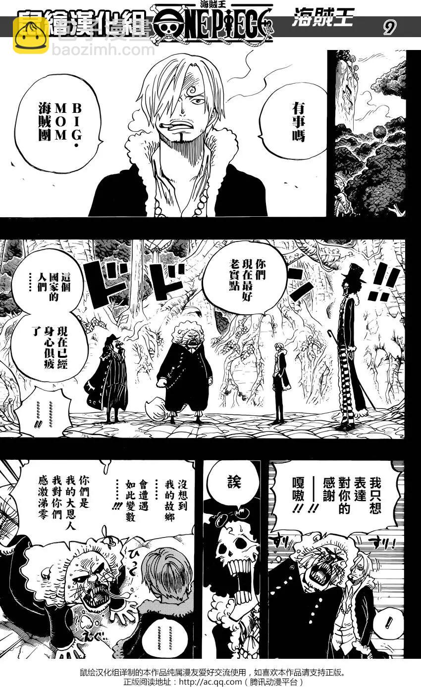 🍖ONE PIECE航海王 第812回 卡彭•〝匪幫〞貝吉 第9页