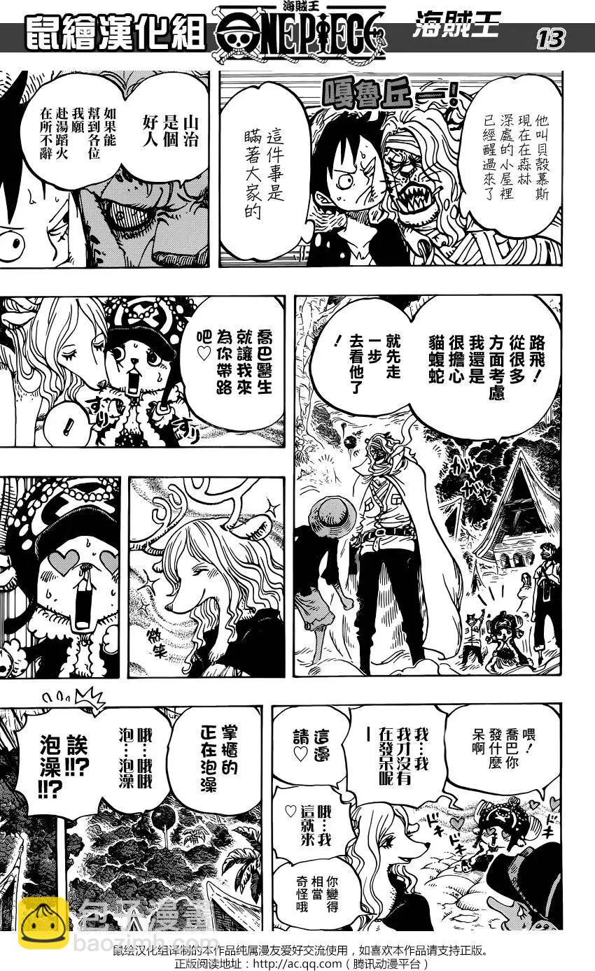 🍖ONE PIECE航海王 第814回 去见猫蝮蛇掌柜吧 第12页