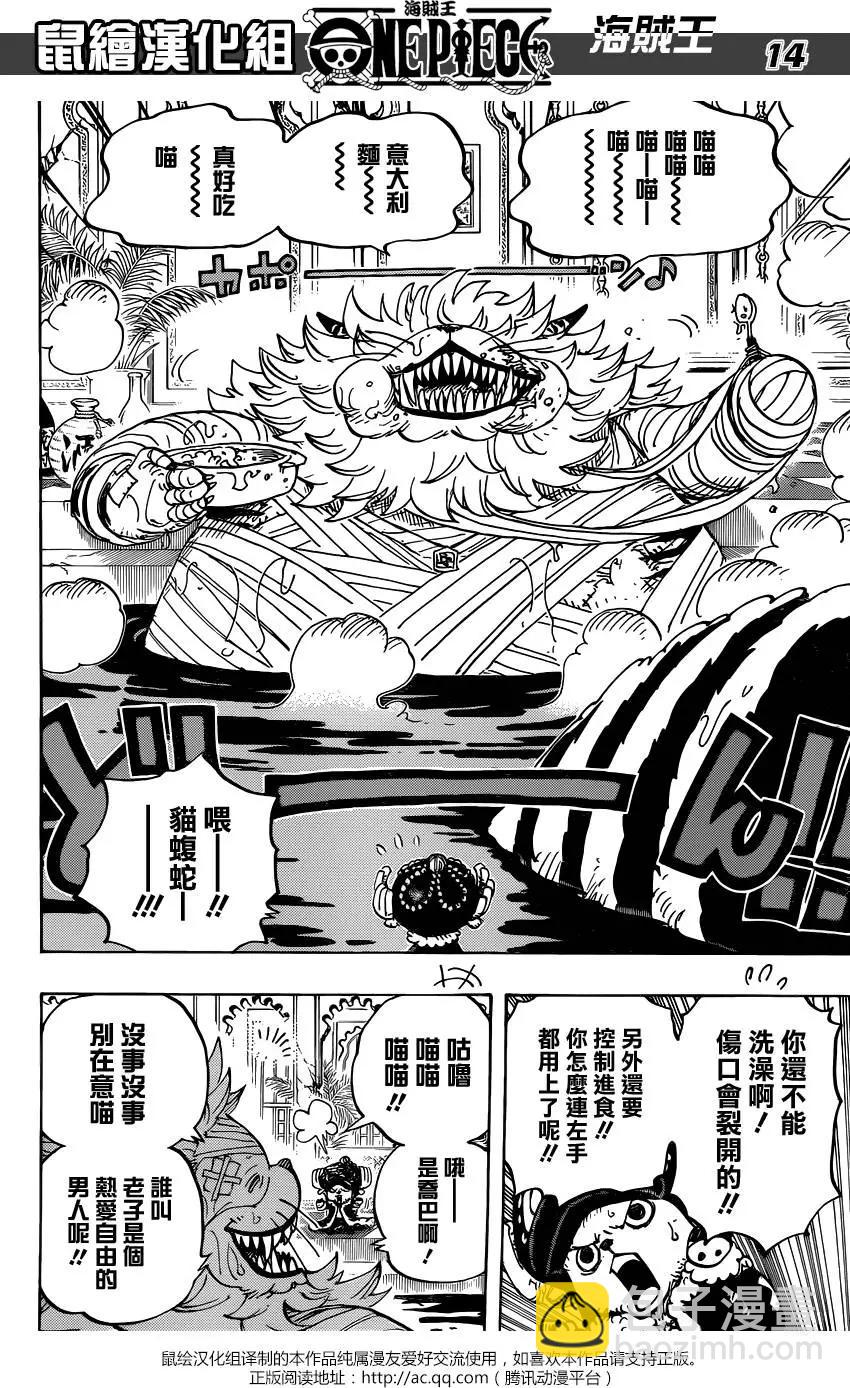 🍖ONE PIECE航海王 第814回 去见猫蝮蛇掌柜吧 第13页