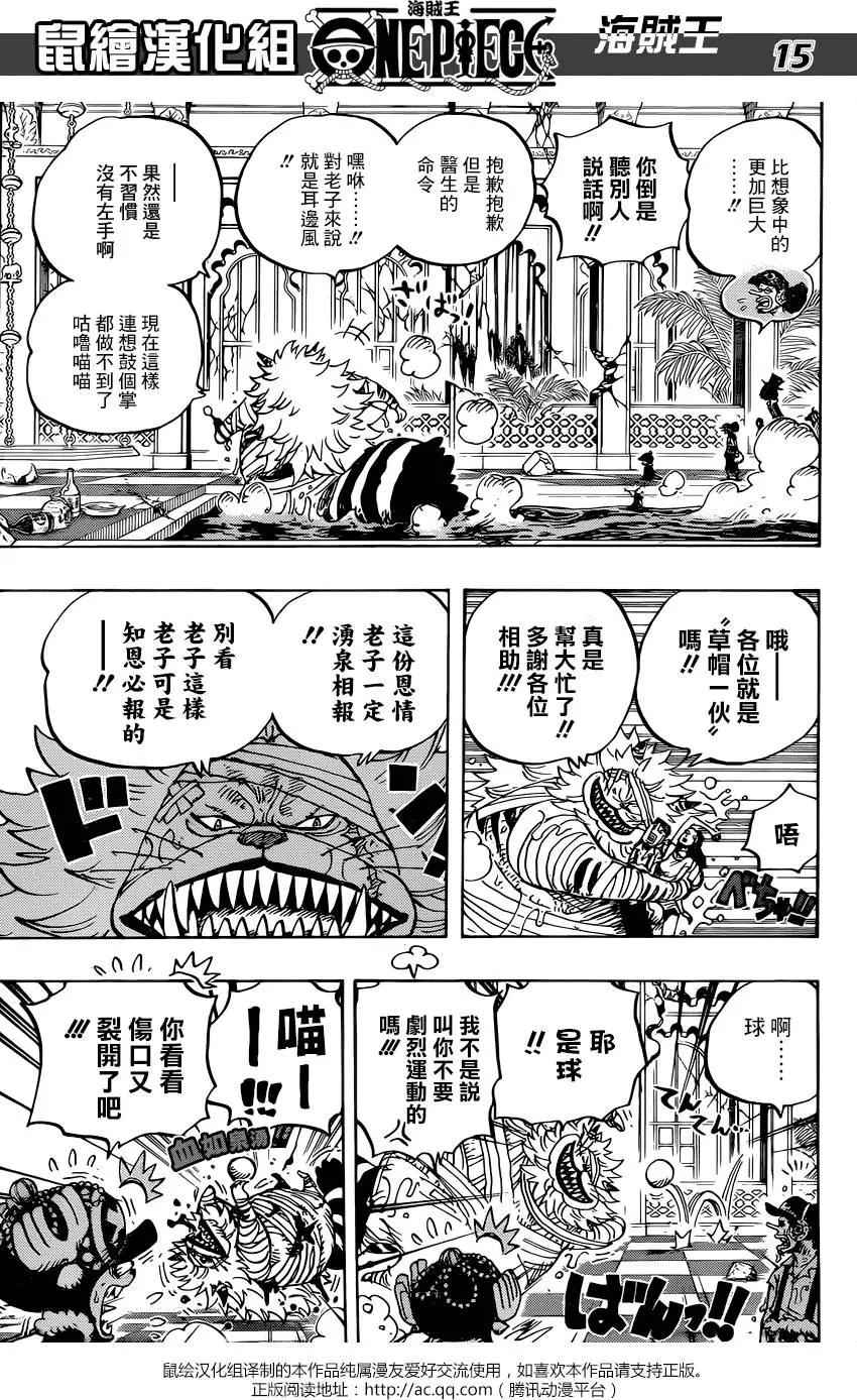 🍖ONE PIECE航海王 第814回 去见猫蝮蛇掌柜吧 第14页