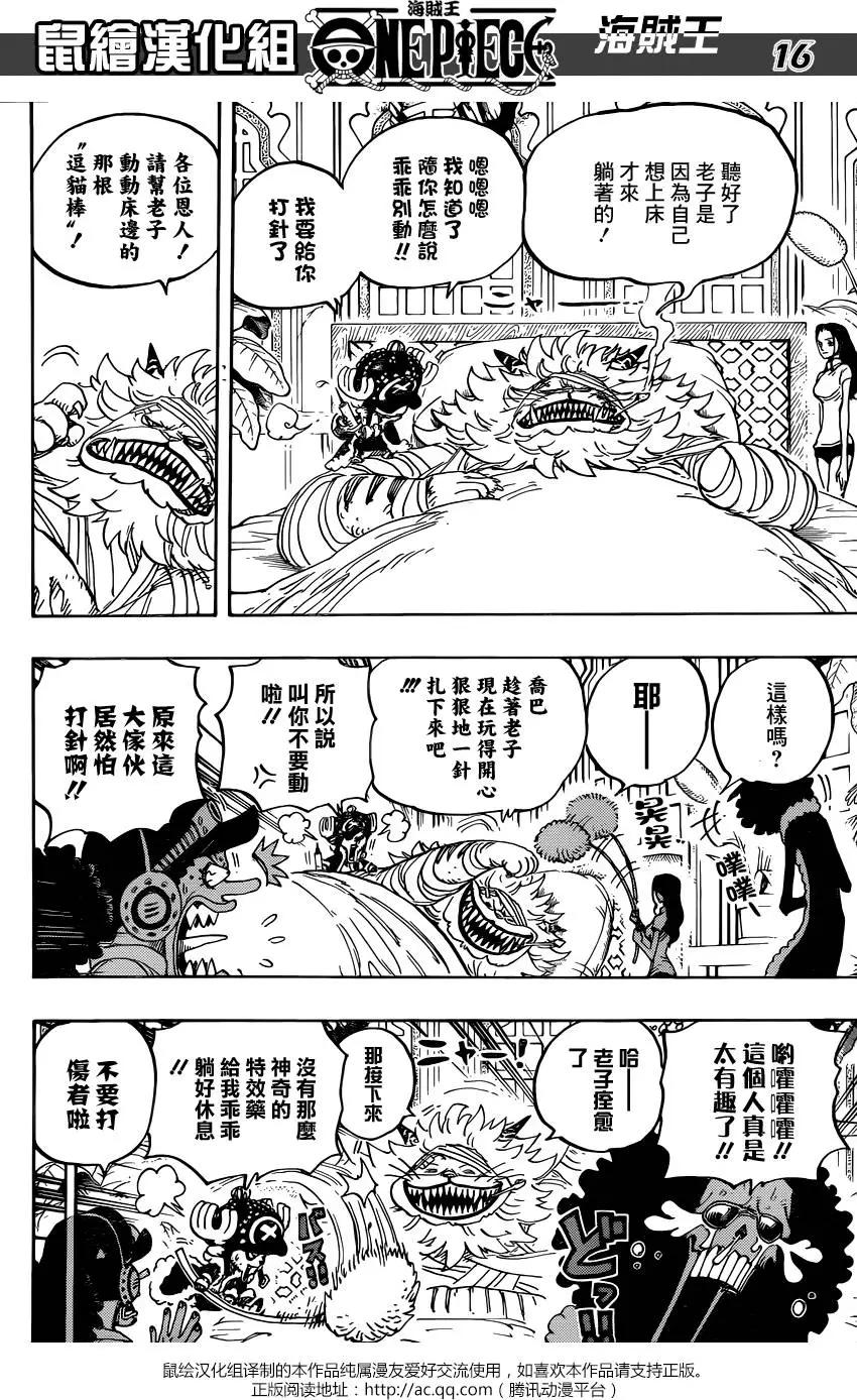 🍖ONE PIECE航海王 第814回 去见猫蝮蛇掌柜吧 第15页
