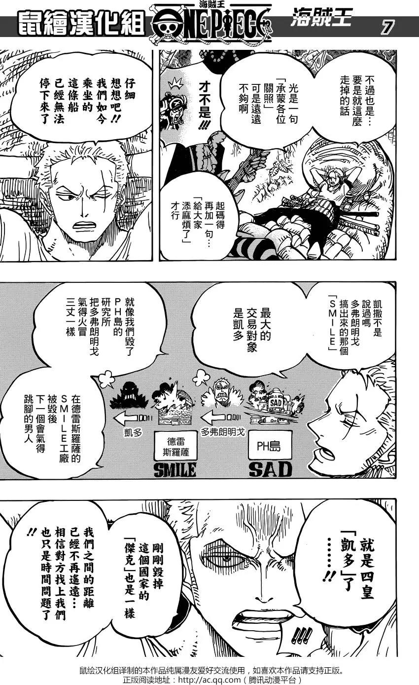 🍖ONE PIECE航海王 第814回 去见猫蝮蛇掌柜吧 第7页