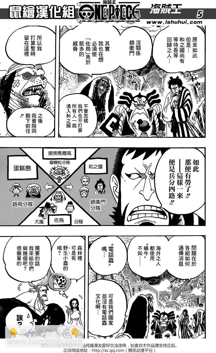 🍖ONE PIECE航海王 第822回 下象 第5页