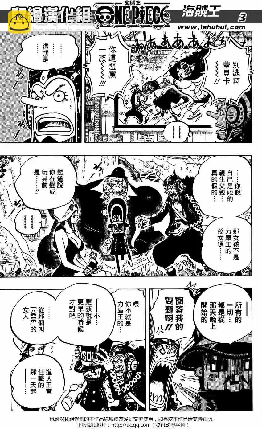 🍖ONE PIECE航海王 第727回 窥间伺隙的英雄 第3页