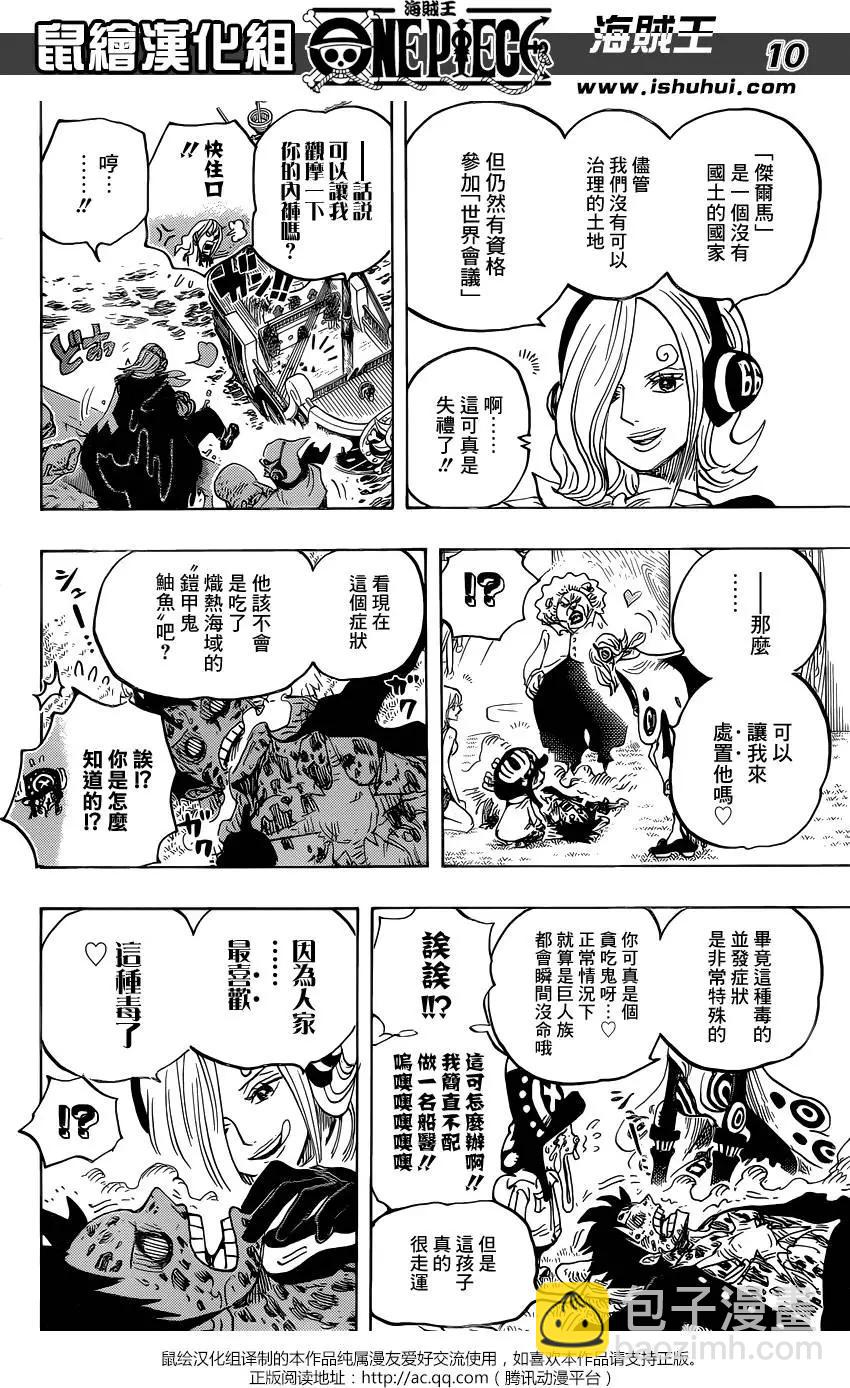 🍖ONE PIECE航海王 第826回 0与4 第10页