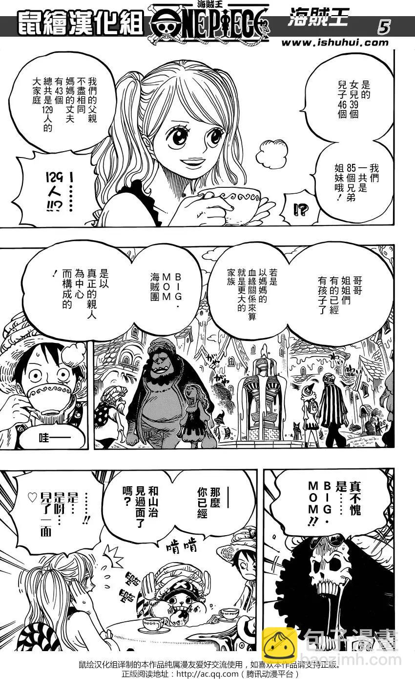 🍖ONE PIECE航海王 第828回 1和2 第5页