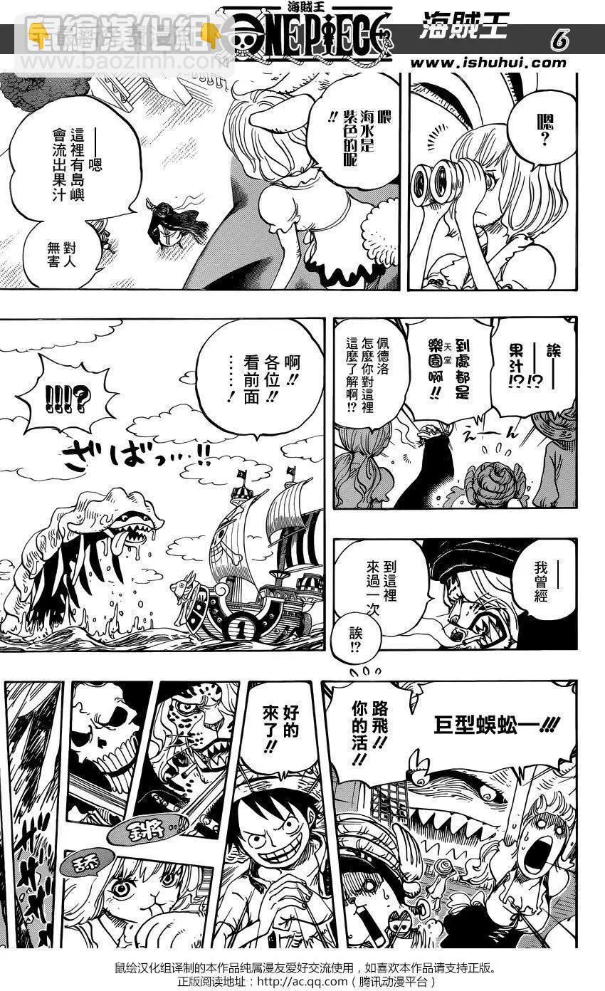 🍖ONE PIECE航海王 第829回 海贼「四皇」夏洛特·琳琳 第6页