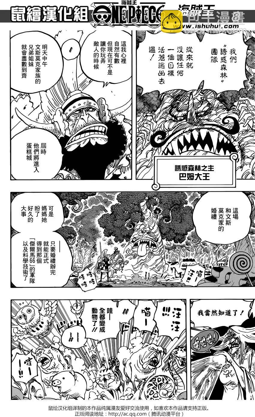🍖ONE PIECE航海王 第836回 萝拉给的生命卡 第8页