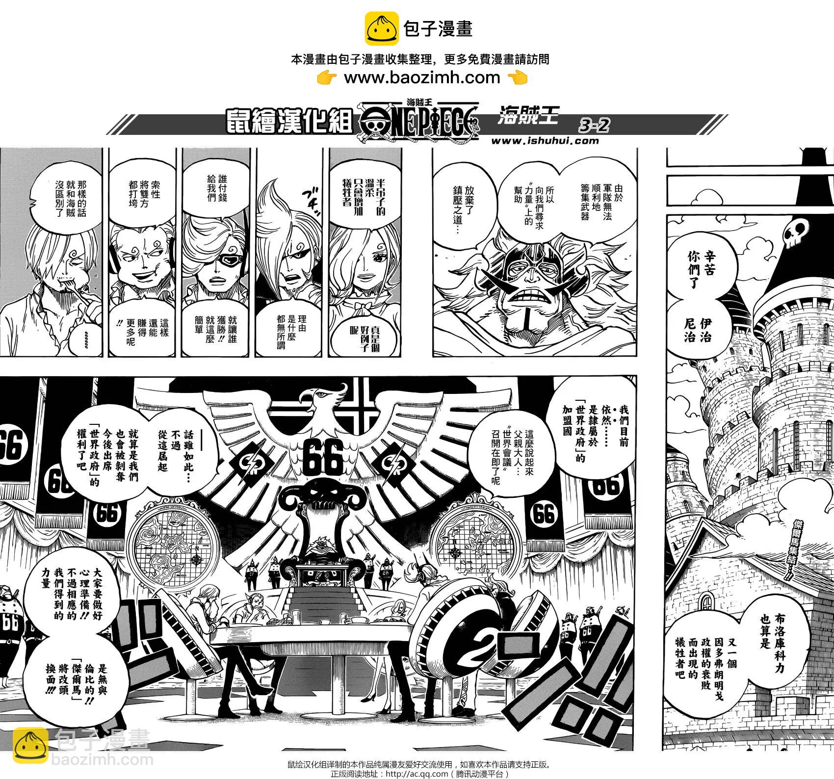 🍖ONE PIECE航海王 第839回 真他妈的受您关照了 第2页